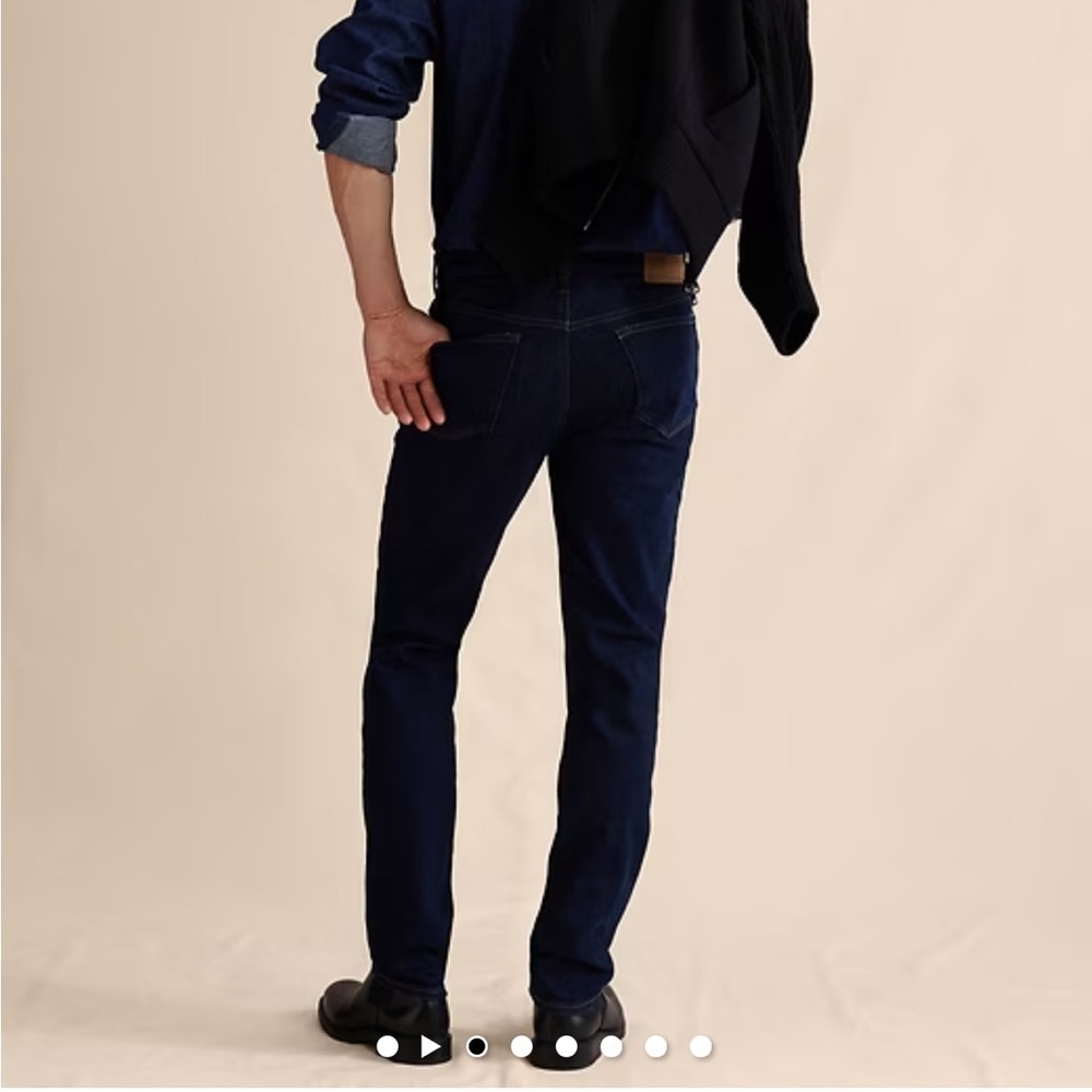 Banana Republic Men's Deep Indigo Straight slim jeans